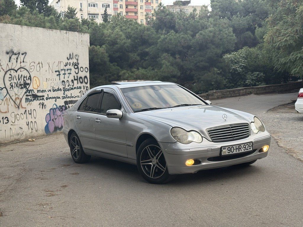 Mercedes C 240, 2.6 L, 2000 il, 245 450 km — Avtomobillər, Bakı (11)