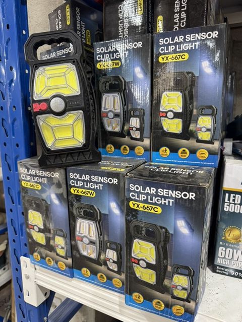 Solar Sensor Clip Light – YX-667C / YX-667W - Günəş enerjisi ilə — Digah