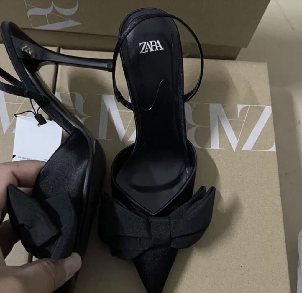 Tuflilər, Zara, Ölçü: 39, rəng - Qara, Yeni — Şəxsi əşyalar, Bakı (6)