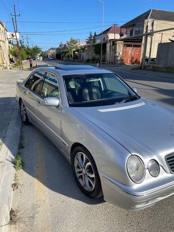 Mercedes E 200, 2.0 L, 2000 il, 383 000 km — Avtomobillər, Bakı (10)
