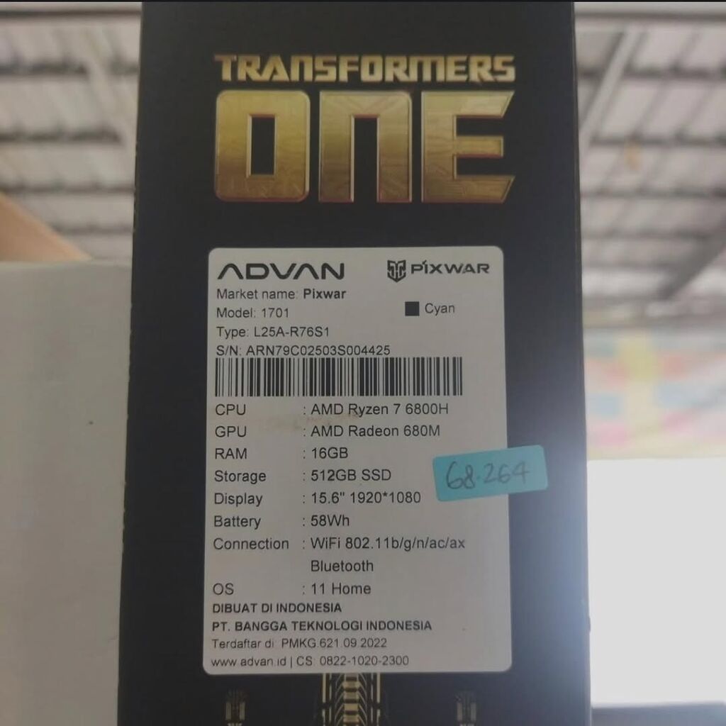 Advan Pixwar 15.6" noutbuk Texniki xüsusiyyətlər: - Prosessor: AMD — Elektronika, Göyçay (3)