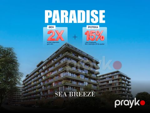 Satılır 1 otaqlı yeni tikili 57.9 m²