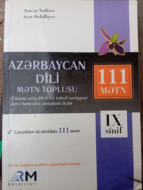 Məhsul: “Azərbaycan dili – Mətn Toplusu” (IX sinif) Müəlliflər: Tuncay — Sumqayıt