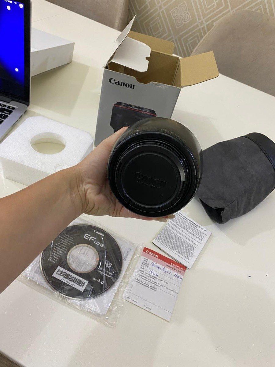 Canon 85 mm f/1.2 lens — Elektronika, Bakı (4)