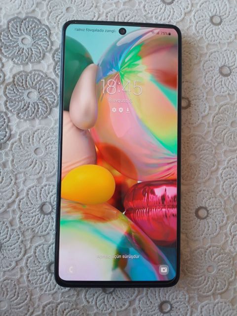 Samsung Galaxy A71, 128 GB, rəng - Mavi, İki sim kartlı — Sumqayıt