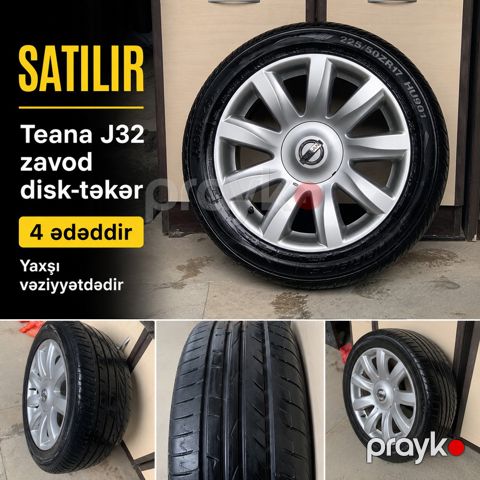 Nissan Teana j32 təkəri 225/50 R17