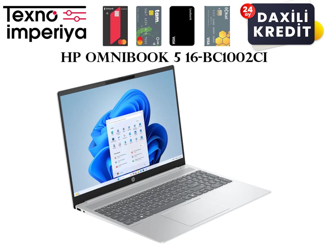 HP OmniBook 5 16-BC1002CI C0EF5EA — Elektronika, Bakı (3)