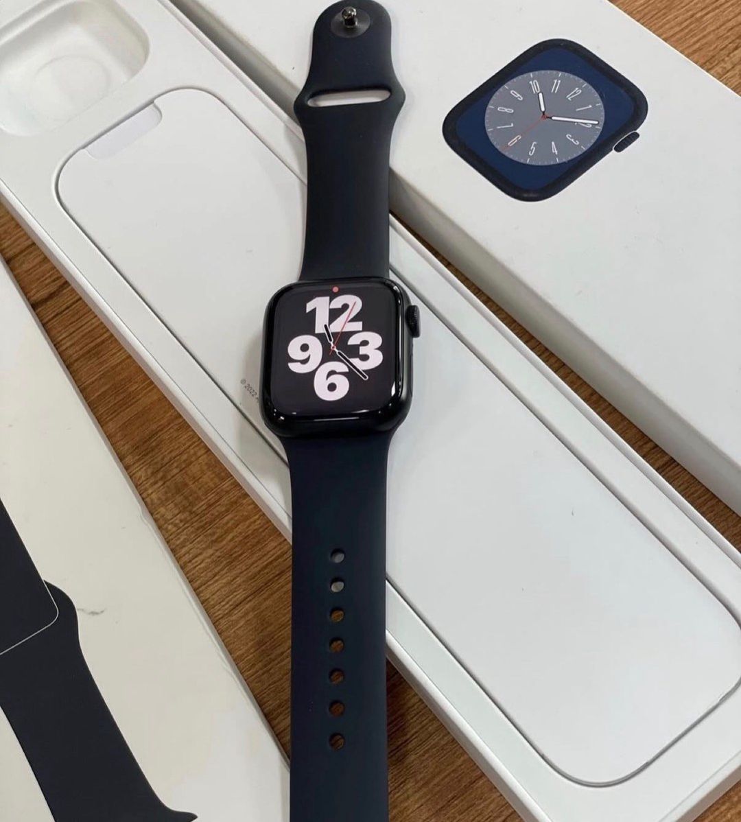 Apple Watch Series 8 Aluminum Cellular Midnight 45mm — Elektronika, Bakı (3)