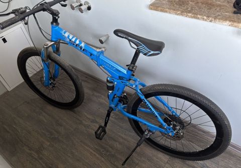 Dağ velosipedi – Salcano NG 650 (mavi) - Tam asqılı (full suspension) — Bakı
