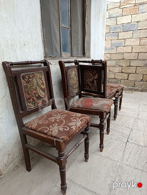 Qonaq otağı üçün, İşlənmiş, Qatlanmayan, Stul