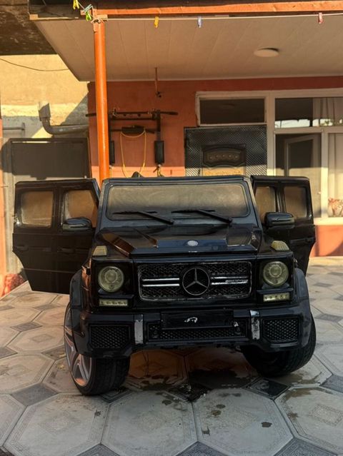 Uşaq elektro avtomobili – Mercedes-Benz G65 AMG (qara) — Digah