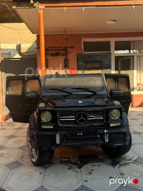 Uşaq elektro avtomobili – Mercedes-Benz G65 AMG (qara) — Digah