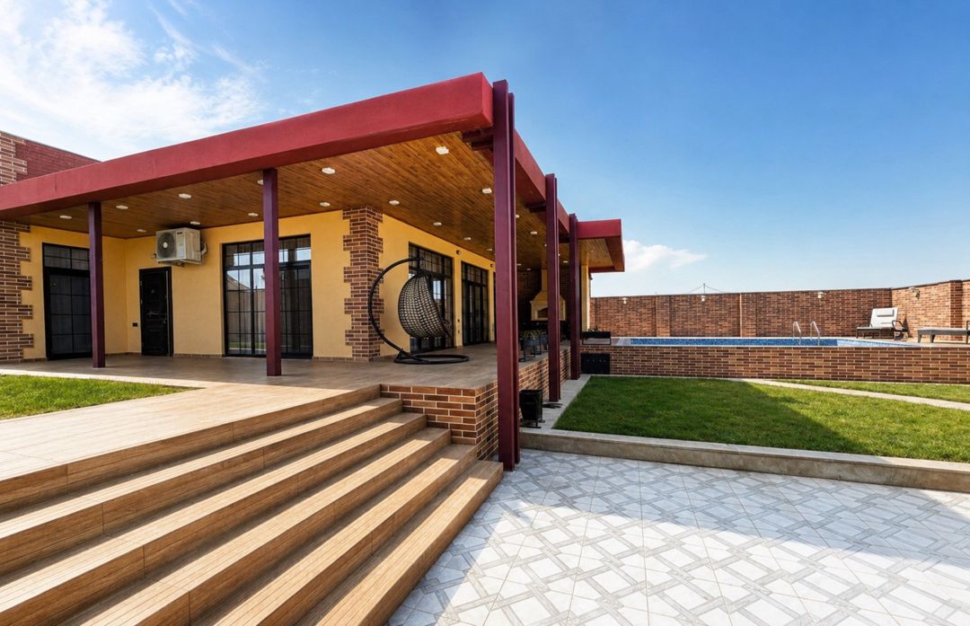 Satılır 4 otaqlı həyət evi/bağ evi 160 m² — Ev, villa, Bakı (3)