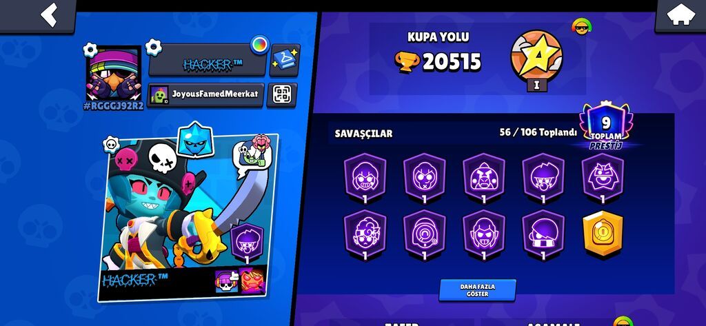 İçindəki Elmas Qiymətinə Brawl Stars Hesabı 20k Kupalı — Elektronika, Digah (2)