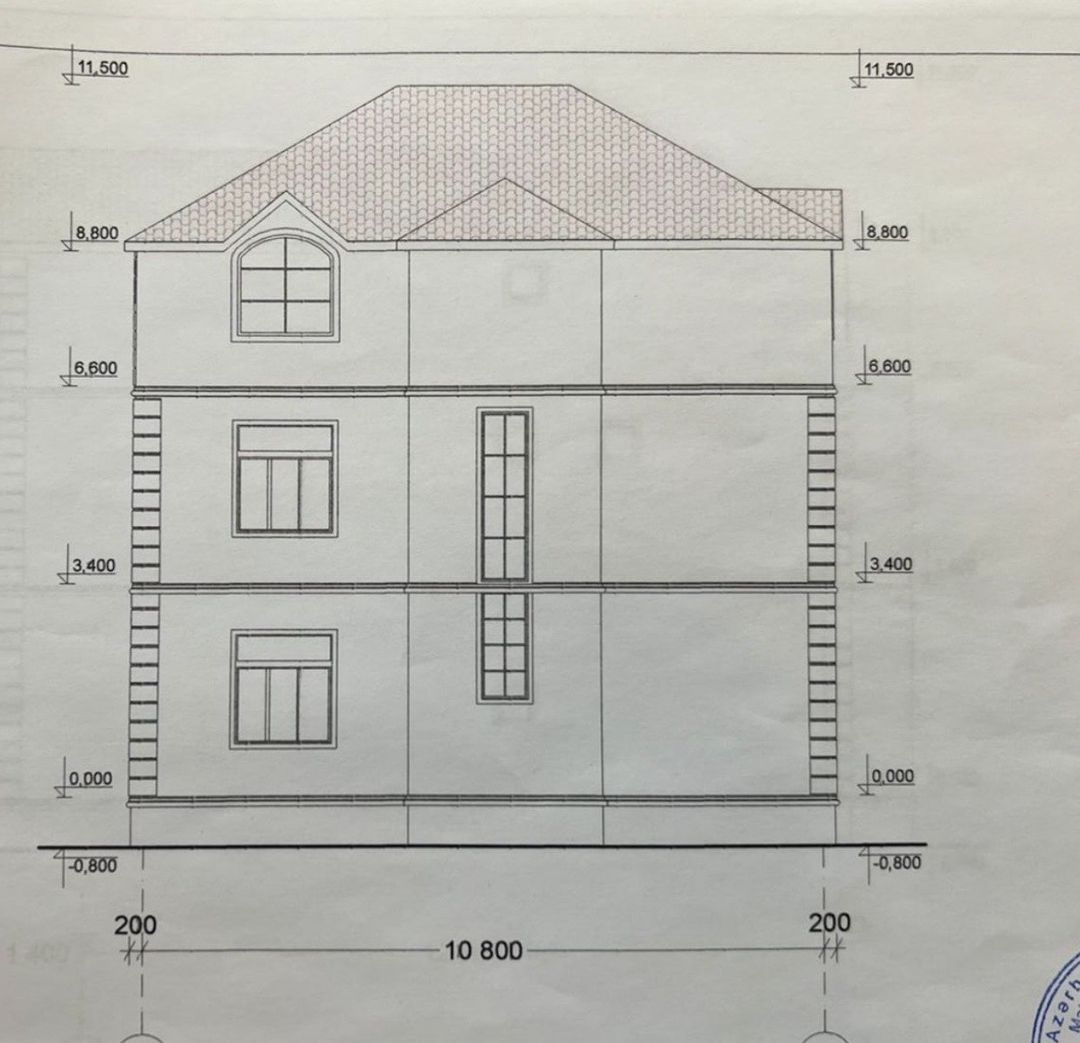 Satılır 9 otaqlı həyət evi/bağ evi 360 m² — Ev, villa, Xırdalan (6)