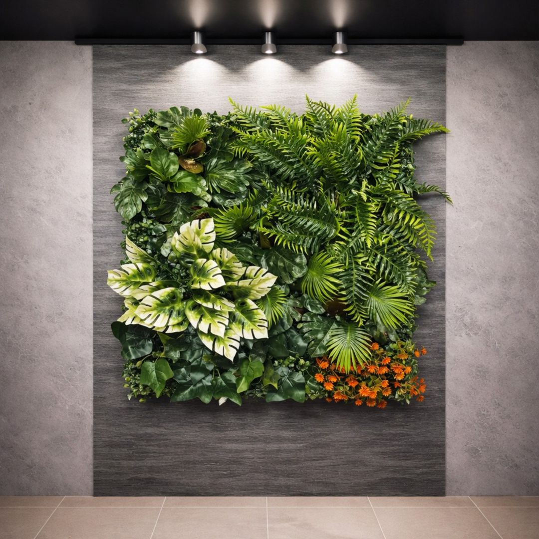 Süni yaşıllıq divar paneli 615s, plastik, 100x100 sm — Heykəlciklər və fiqurlar, Bakı (11)