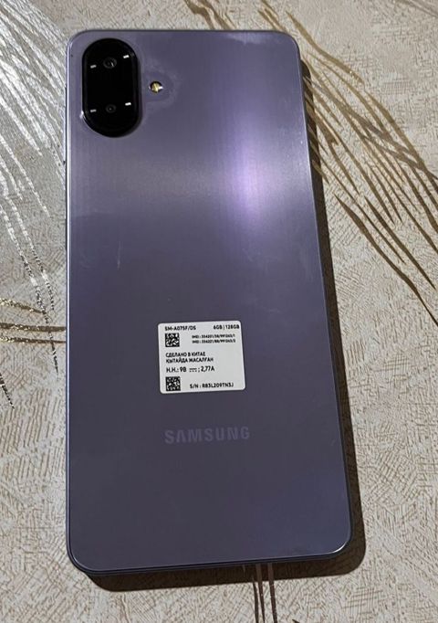 Samsung Galaxy A07, 128 GB, rəng - Bənövşəyi, İki sim kartlı — Bakı
