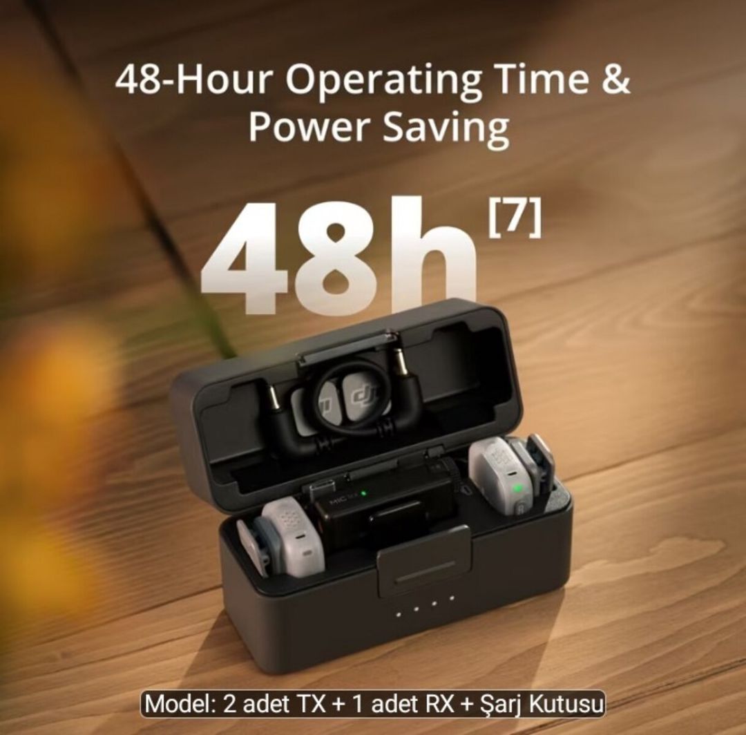 DJI Mic Mini 2 (2TX+1RX) + Charging case — Elektronika, Bakı (4)