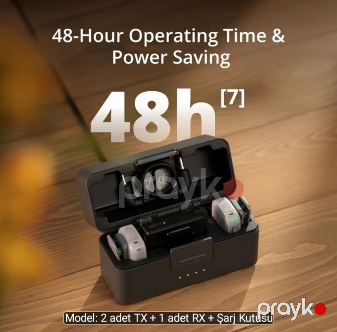 DJI Mic Mini 2 (2TX+1RX) + Charging case — Səs texnikası, Bakı (4)