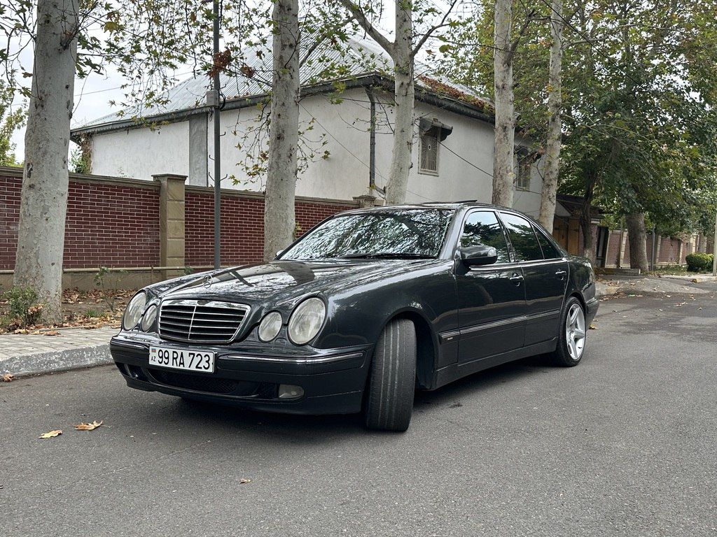 Mercedes E 320, 3.2 L, 2000 il, 400 000 km — Avtomobillər, Ağsu (4)