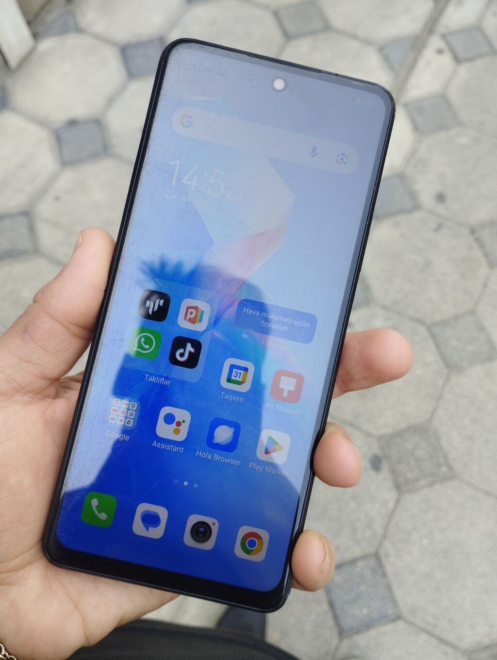 Tecno Spark, rəng - Boz — Tecno, Bakı (3)
