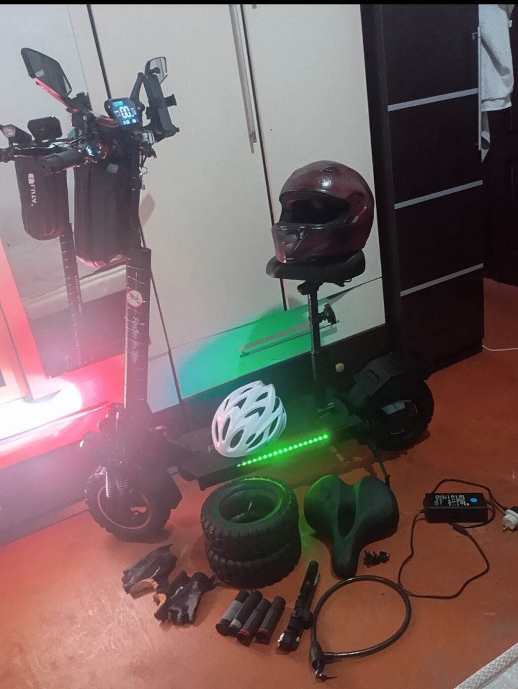 FasTer skuter Elektrik skuter – güclü, tam aksesuarlarla — İdman, hobi, istirahət, Digah (9)