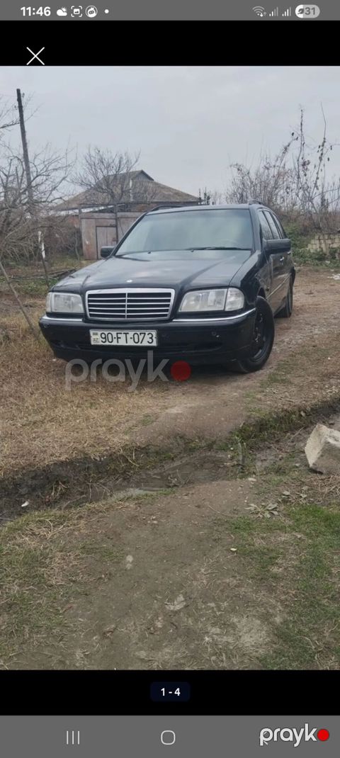 Mercedes-Benz C-Class (W202) Universal/Sedan tipli kuzov, qara rəng