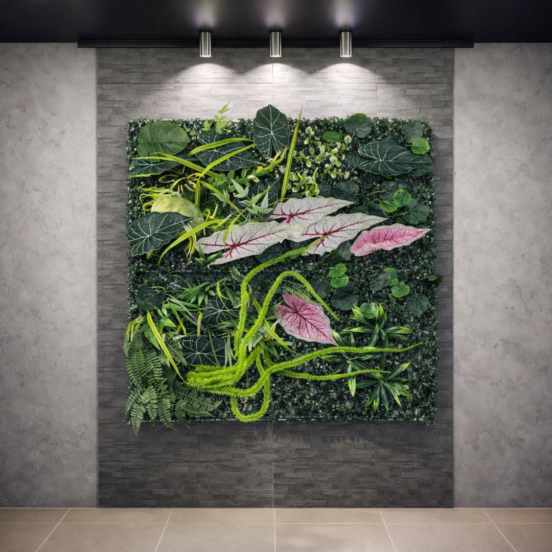 Süni yaşıllıq divar paneli 615s, plastik, 100x100 sm — Heykəlciklər və fiqurlar, Bakı (9)