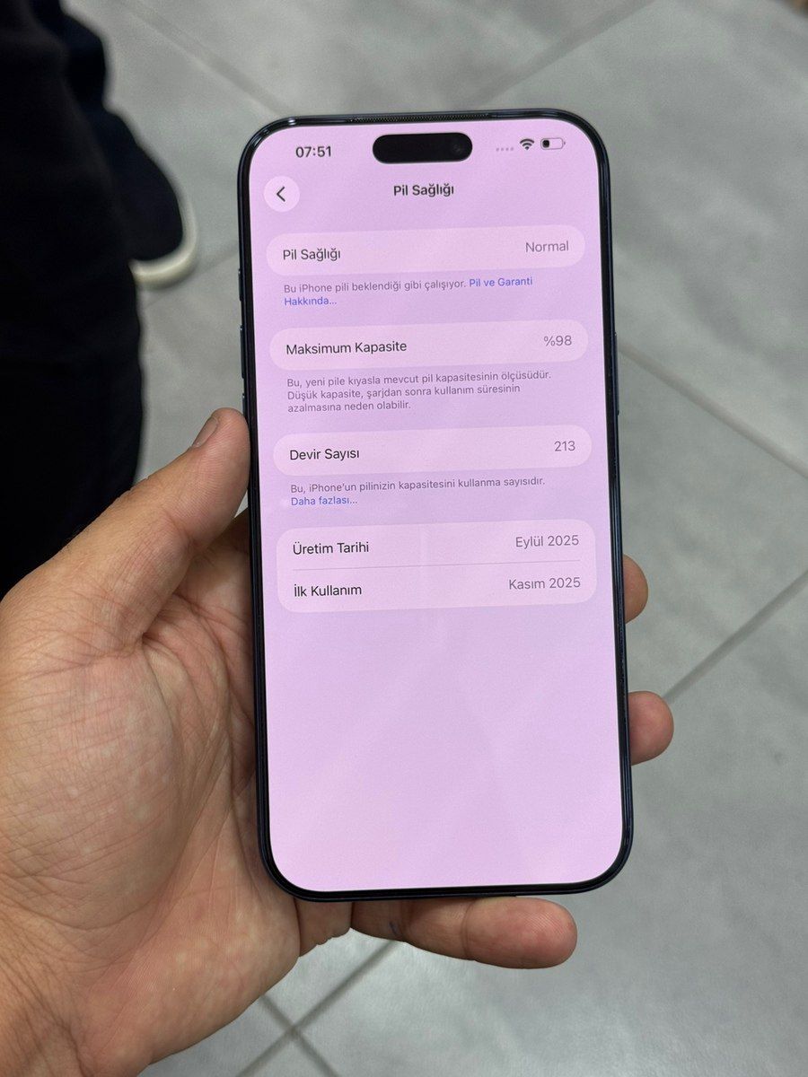 Apple iPhone 17 Pro Max Deep Blue 256GB/12GB — Smartfonlar, Bakı (6)