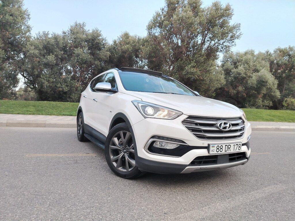 Hyundai Santa Fe, 2.0 L, 2016 il, 193 800 km — Avtomobillər, Bakı (6)