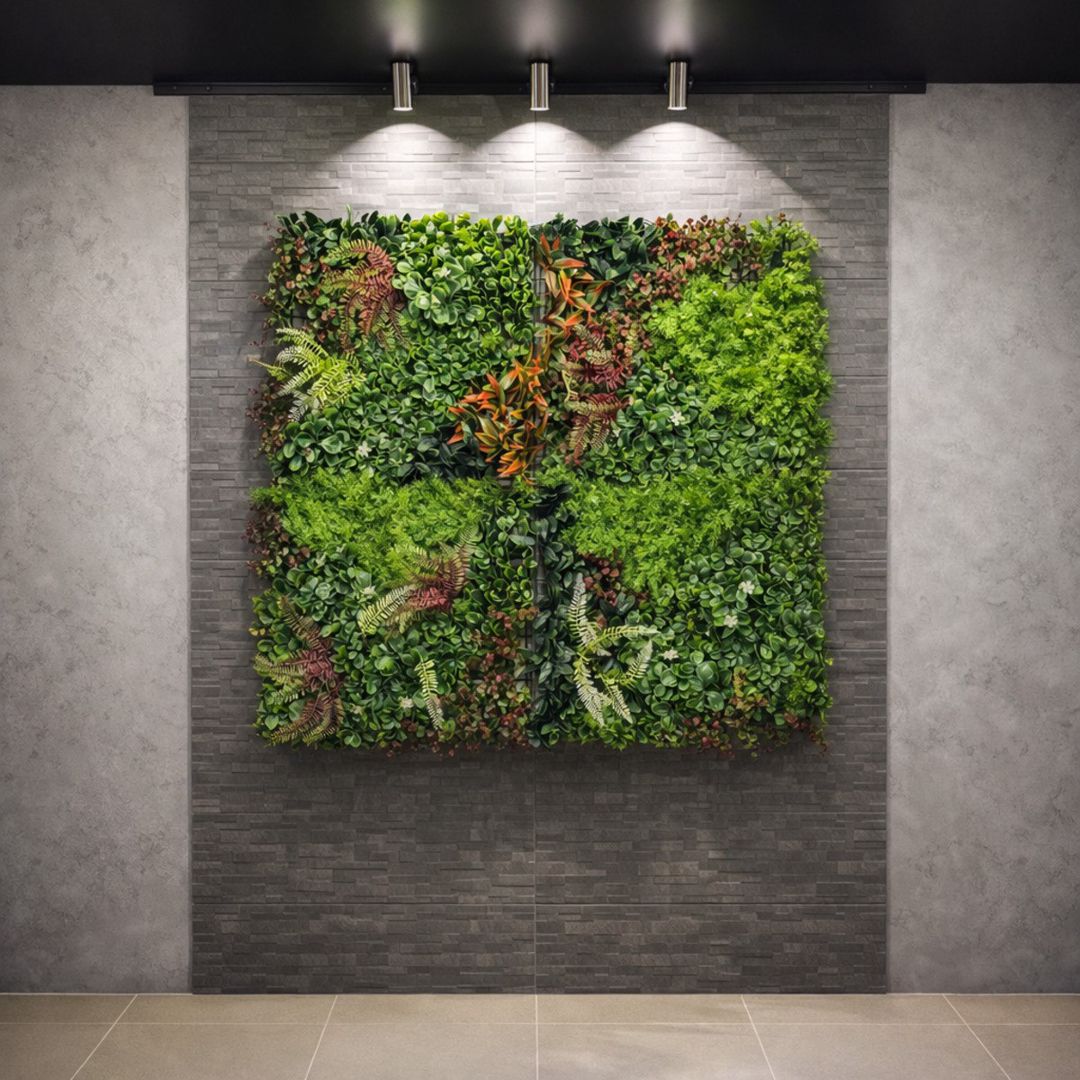 Süni yaşıllıq divar paneli 615s, plastik, 100x100 sm — Heykəlciklər və fiqurlar, Bakı (3)