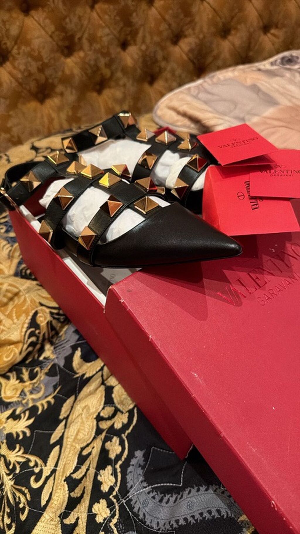 Valentino Garavani “Rockstud” qadın baletka/sandal hibridi - Rəng — Şəxsi əşyalar, Bakı (2)