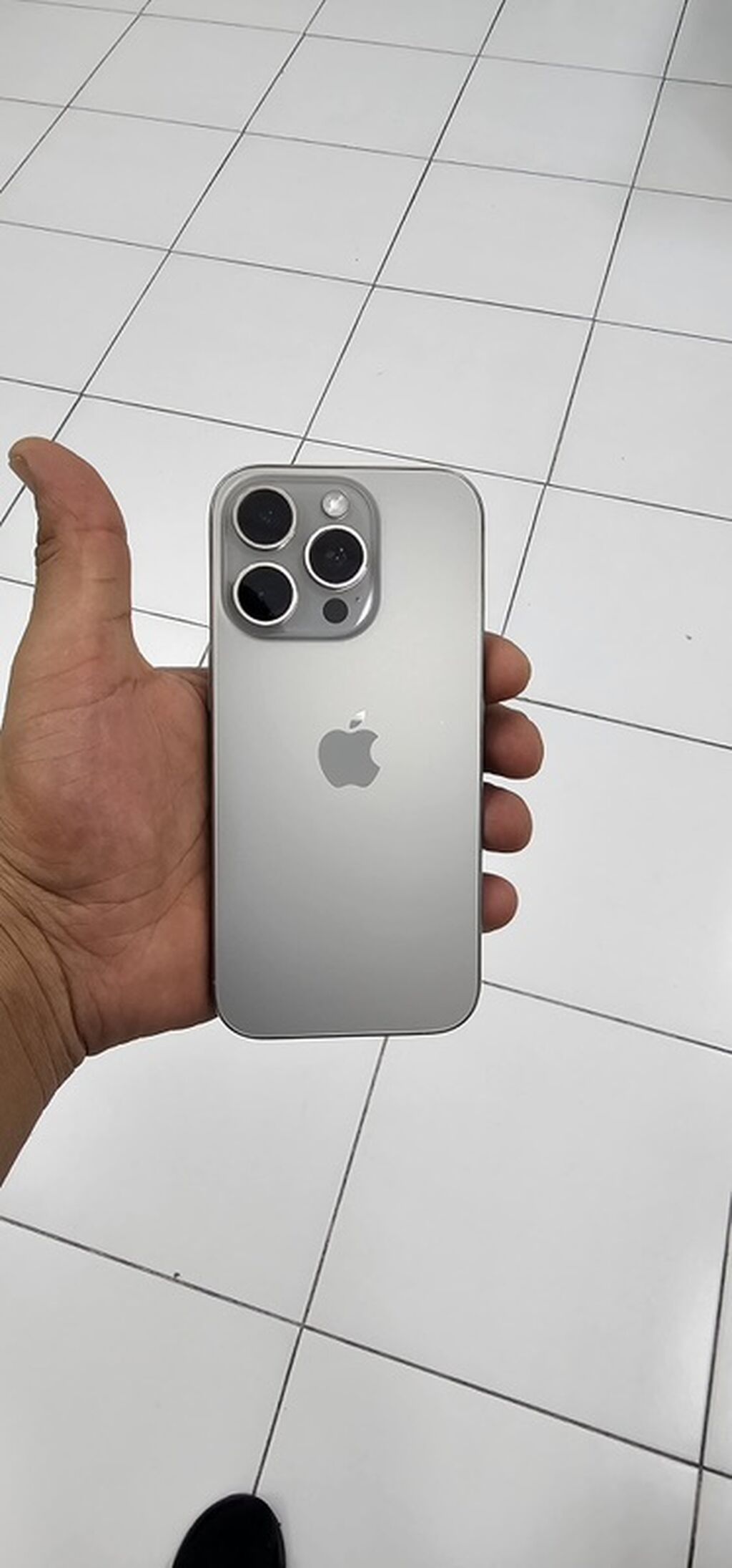 IPhone 16 Pro, 128 GB, Gümüşü, Simsiz şarj, Face ID, Sənədlərlə — Apple iPhone, Şabran