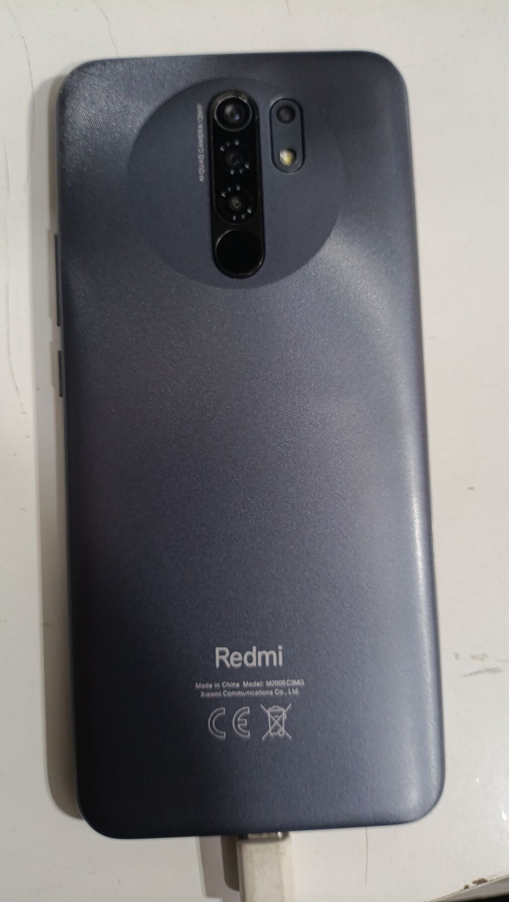 Redmi 9, 64 GB, rəng - Boz, Barmaq izi — Elektronika, Gəncə (3)