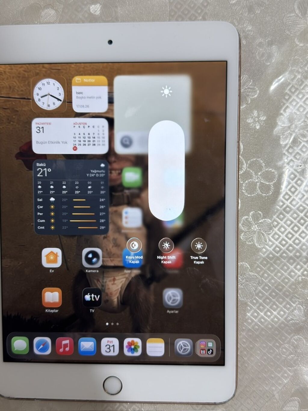 Apple iPad mini (5-ci nəsil) – 7.9" Retina ekran, Touch ID, qızılı — Elektronika, Bakı (2)