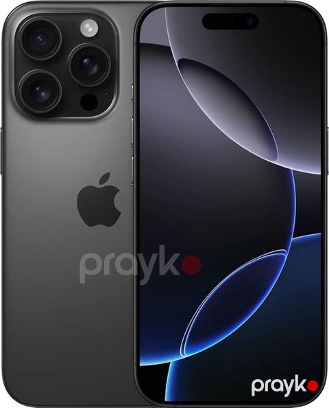 IPhone 16 Pro, 128 GB, Black Titanium, Barmaq izi, Face ID