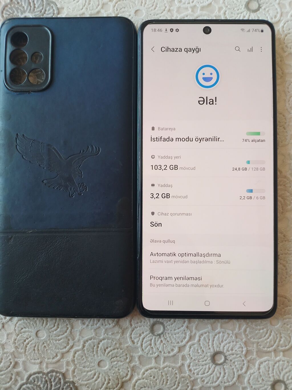Samsung Galaxy A71, 128 GB, rəng - Mavi, İki sim kartlı — Samsung, Sumqayıt (5)