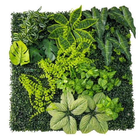 Süni yaşıllıq divar paneli 615s, plastik, 100x100 sm — Bakı