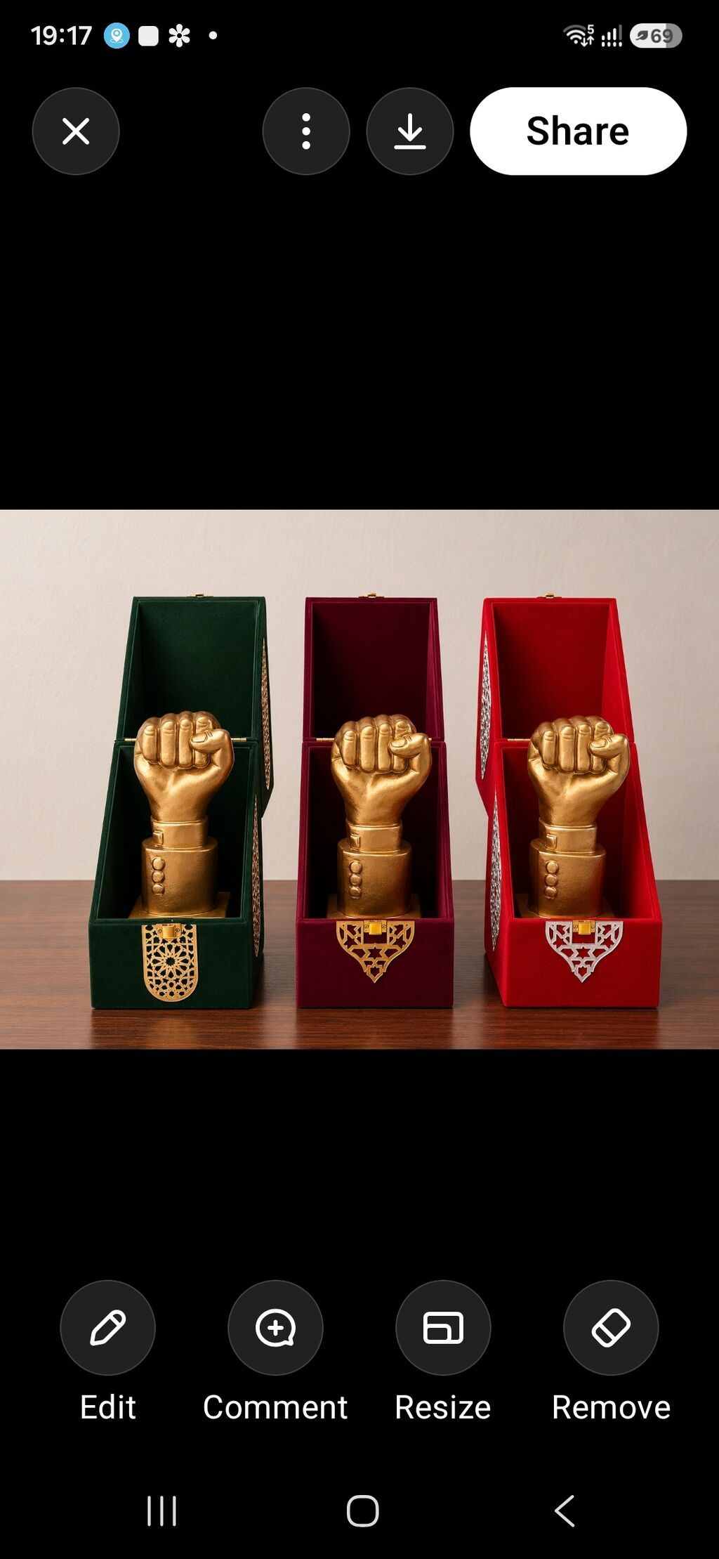 Fiqur, rəng - Qızılı — Heykəlciklər və fiqurlar, Bakı (2)