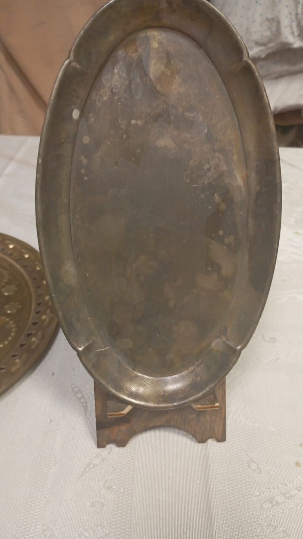 Misgər işi mis/nikellənmiş metal qab-qacaq dəsti - Şərq üslubunda — Qablar, Digah (9)