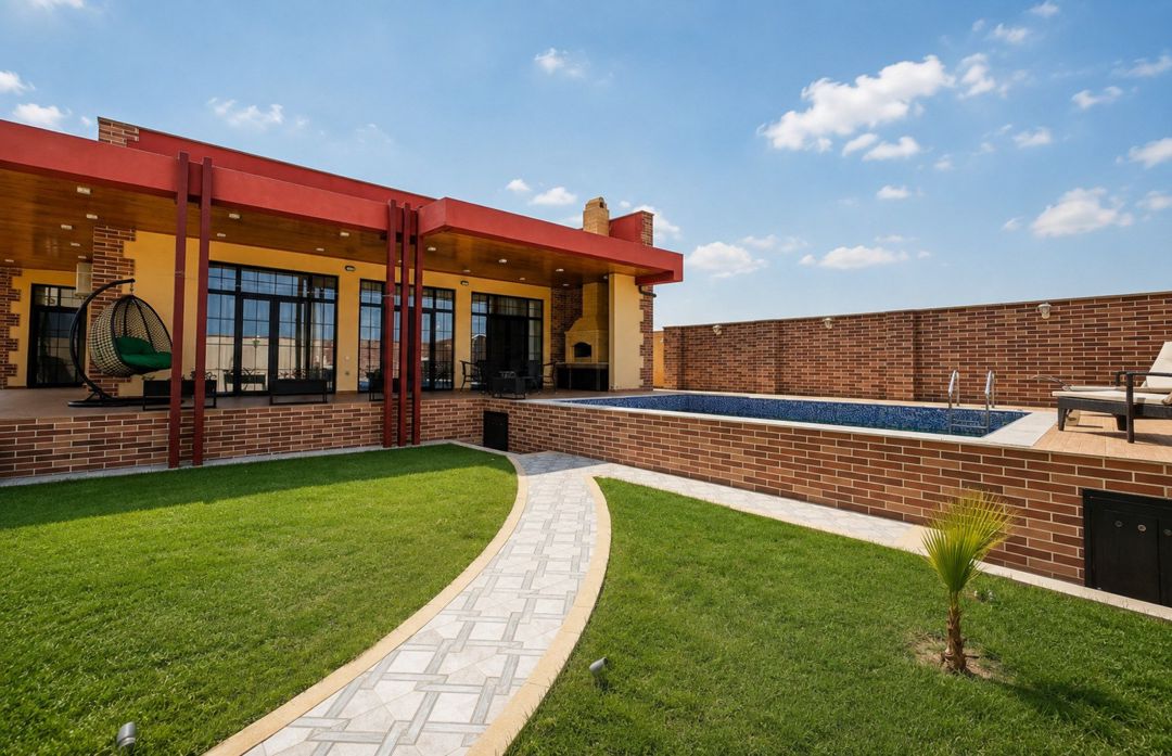 Satılır 4 otaqlı həyət evi/bağ evi 160 m² — Ev, villa, Bakı (2)