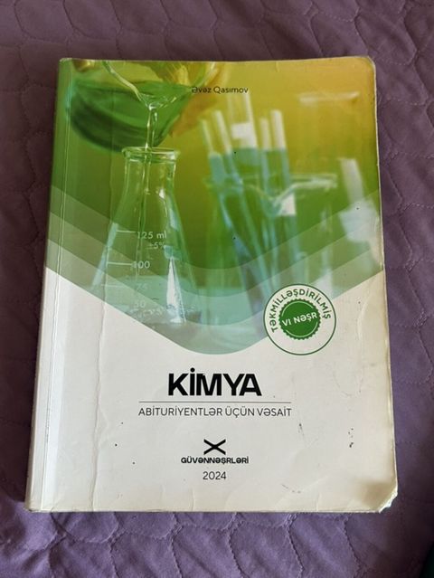 Kimya Güvən qayda kitabı içi səliqəlidi cırığı yoxdu Qiymət 8 — Bakı