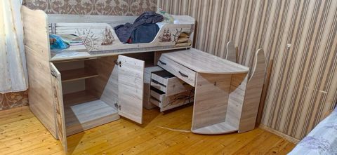 Uşaq üçün funksional loft-çarpayı dəsti - Kompakt “loft” tipli