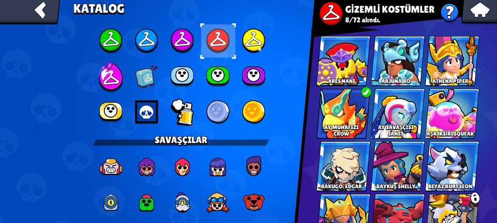Brawl Stars hesabı – yüksək səviyyəli kolleksiya və kupalar.Real — Digər, Xırdalan (5)