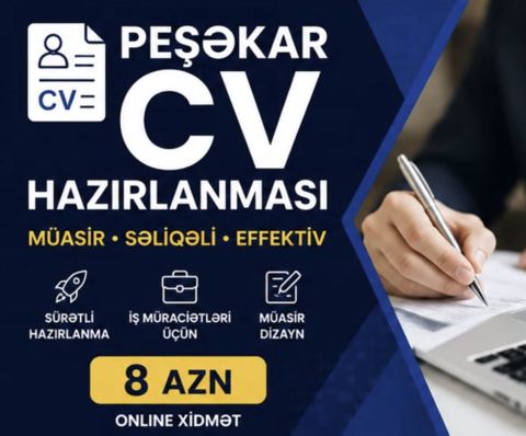 Peşəkar CV hazırlanması — Bakı