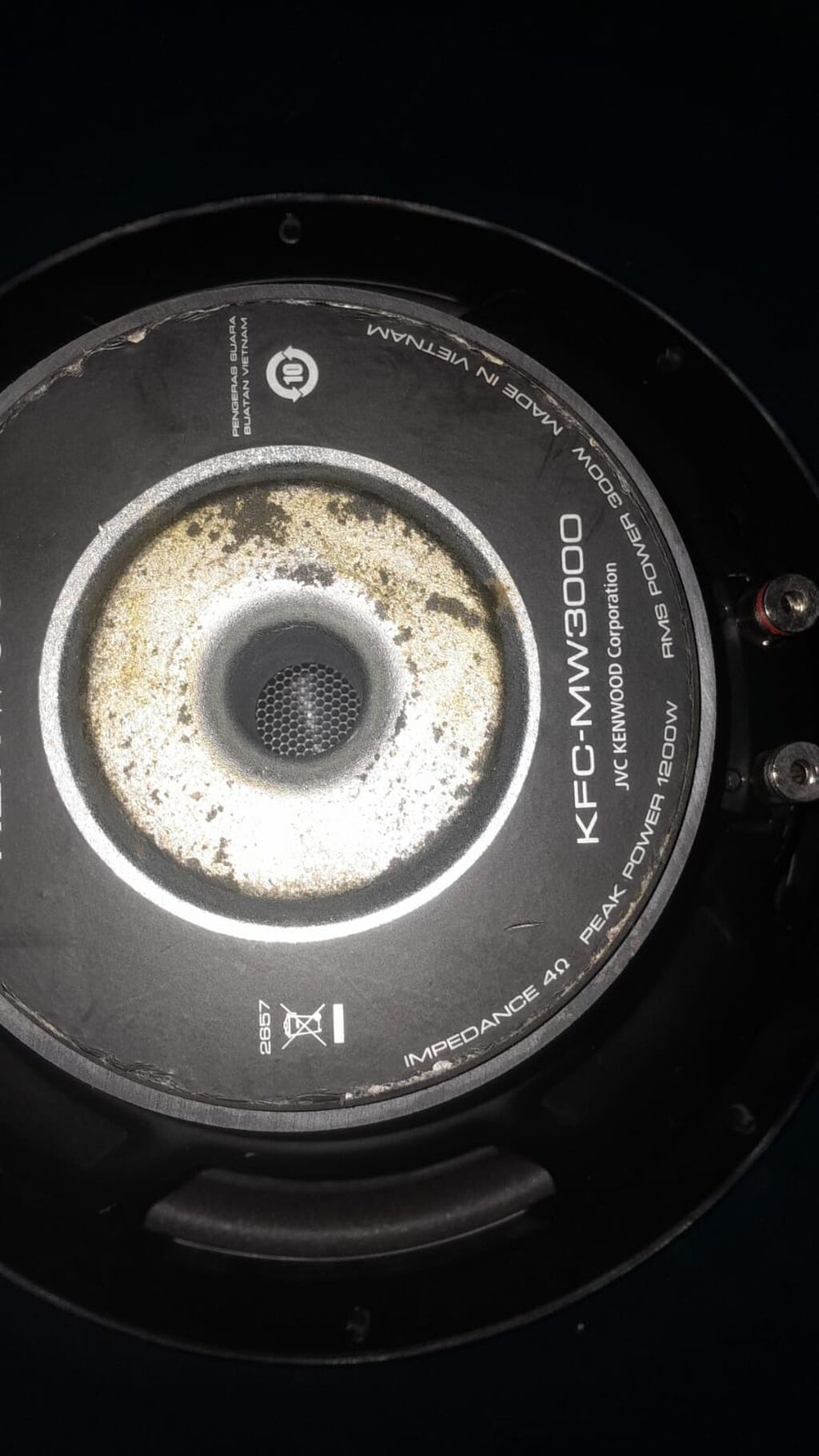 Kenwood KFC-MW3000 subwoofer - Brend/model: JVC Kenwood Corporation — Elektronika, İsmayıllı (3)