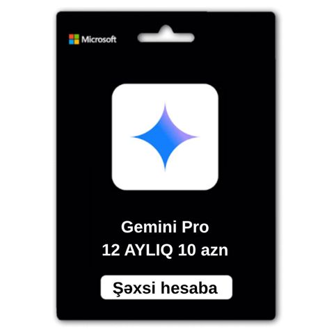 Google Gemini Pro 5 TB, yüksək performanslı süni intellekt imkanlarını — Bakı