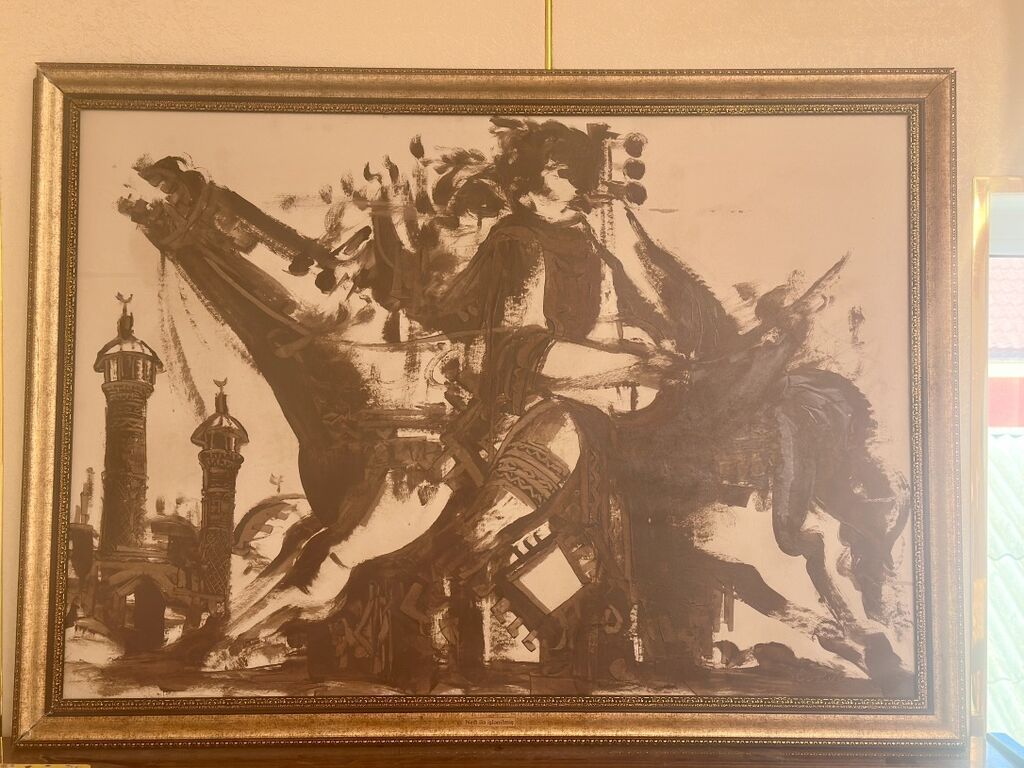Azərbaycan incəsənətinin nadir incisi satılır: Sabir Çopuroğlunun — Rəsmaqədəm, Bakı (4)