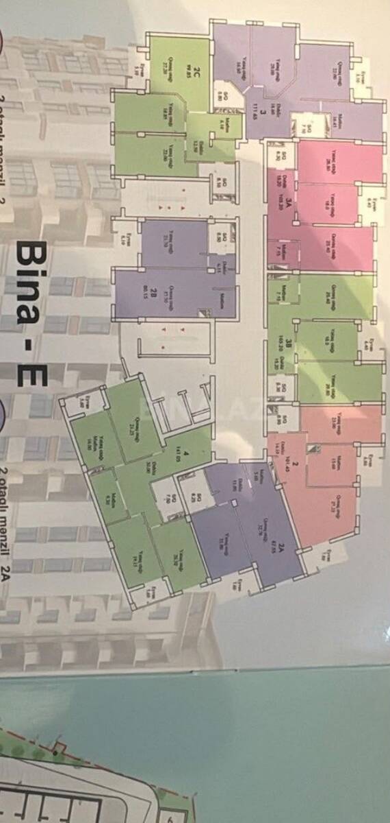 Satılır 3 otaqlı yeni tikili 108 m² — Mənzil, Bakı (5)