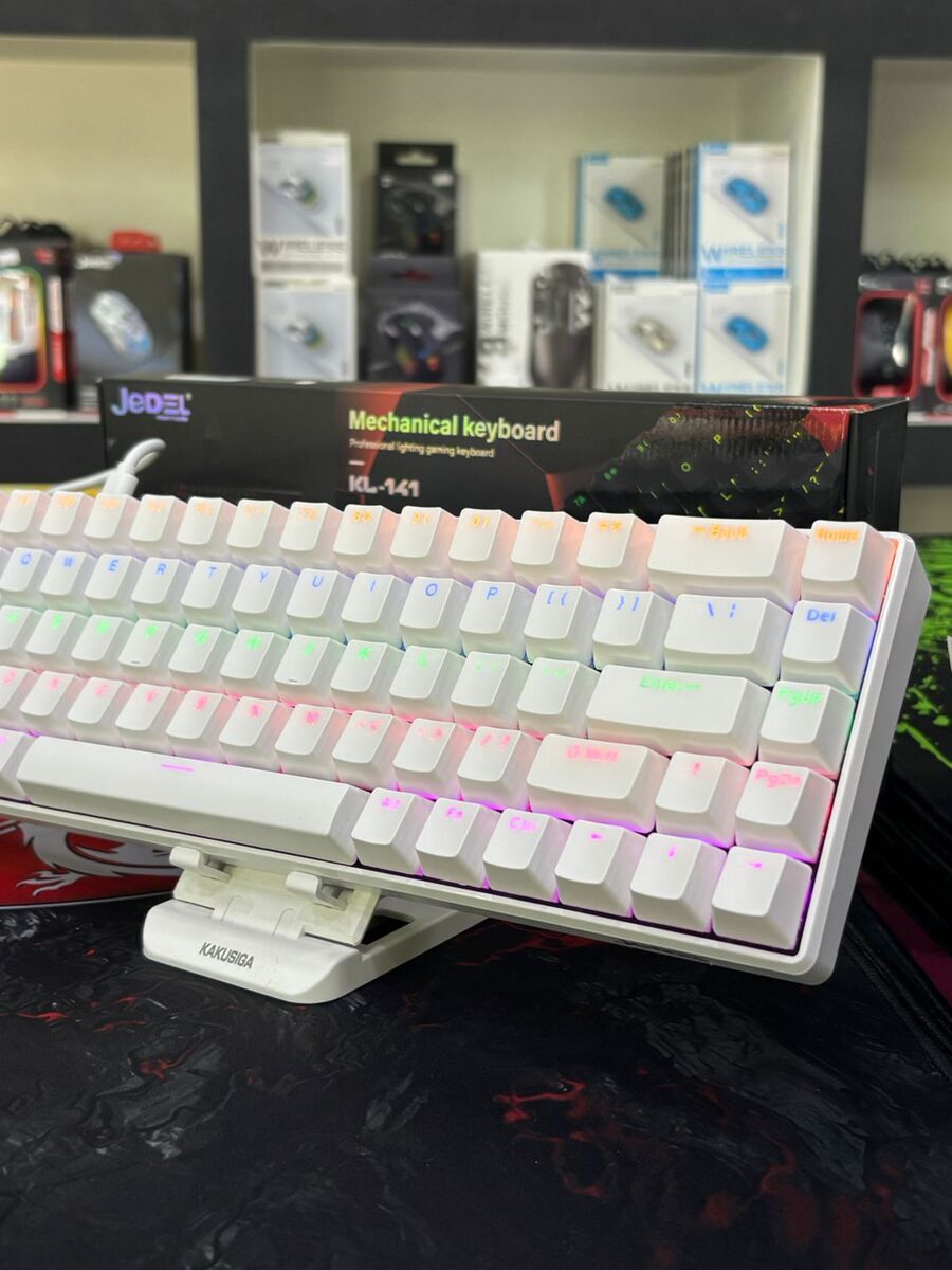 Mexaniki klaviatura White (Red switch) Jedel KL141 — Elektronika, Bakı (6)